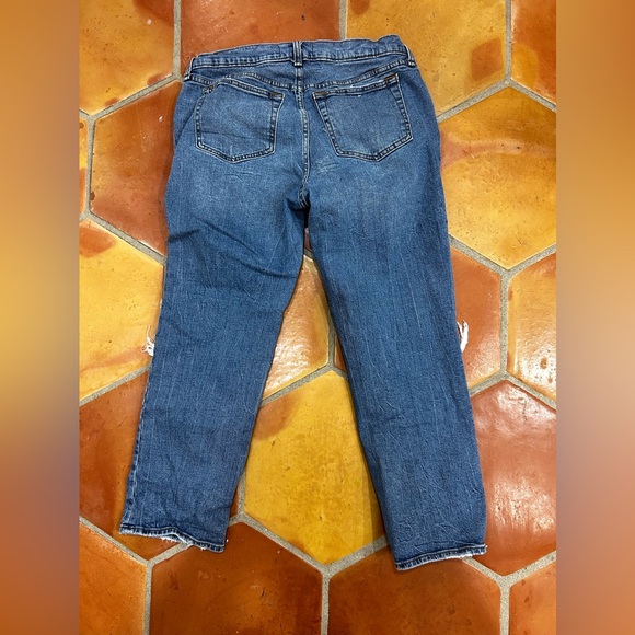 Abercrombie Maternity Ankle Straight Jeans - medium wash size 30 R - Picture 2 of 4